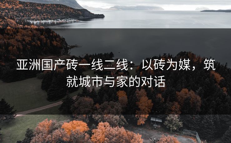 亚洲国产砖一线二线：以砖为媒，筑就城市与家的对话